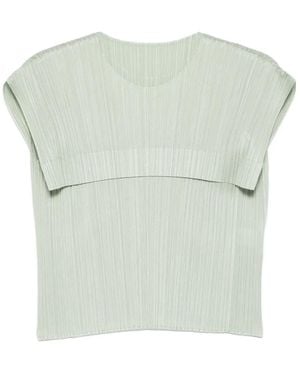 PLEATS PLEASE トップス Pleats Please Diamond Pattern S/S Tops – Front General Store