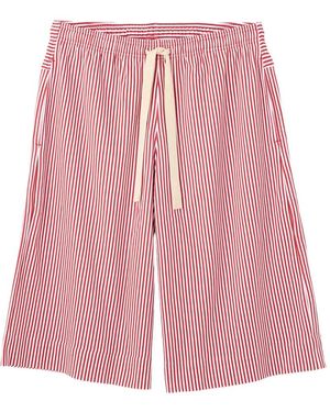Jacquemus D'Été Stripe-Print Drawstring Shorts - Pink