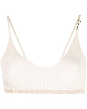 Jacquemus Top Le Bandeau Pralu - Natural