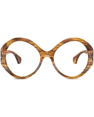 Alain Mikli Round-Frame Sunglasses - Brown