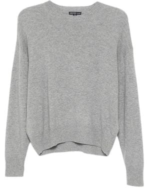 James Perse Spun Cashmere Crew-Neck Sweater - Gray