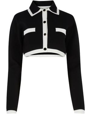 Nina Ricci Button-Pocket Knit Cardigan - Black