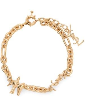 Saint Laurent Cassandre Armband - Mettallic