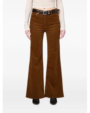 Citizens of Humanity Corduroy Flared Trousers - Brown