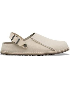 Birkenstock Lutry Premium Suede Trainers - White