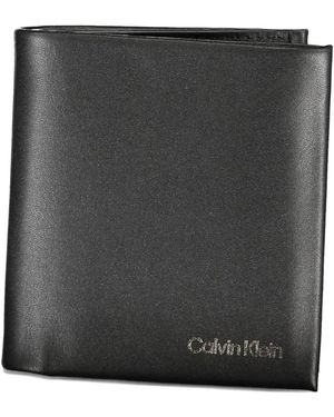 Calvin Klein Logo-Print Bifold Wallet - Nero