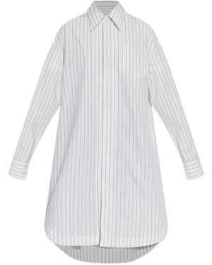 Ami Paris Shirt Dress - White