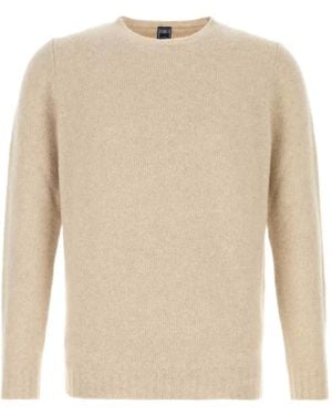 Fedeli Crew-Neck Sweater - White