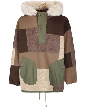 Comme des Garçons Hooded Jacket - Brown