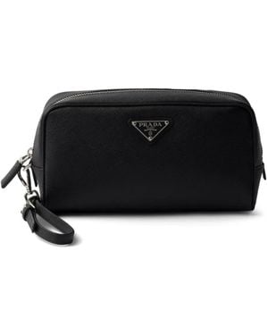 Prada Saffiano Pouch - Black