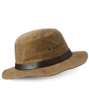 RRL Leather-Trim Sun Hat - Brown