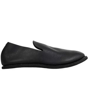 Guidi Leather Loafers - Black