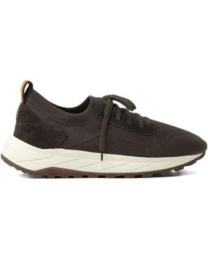 Henderson Suede-panelled Sneakers - ブラック