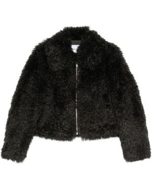 Stand Studio Faux-Shearling Jacket - Black