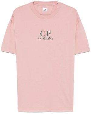 C.P. Company ロゴ Tシャツ - ピンク