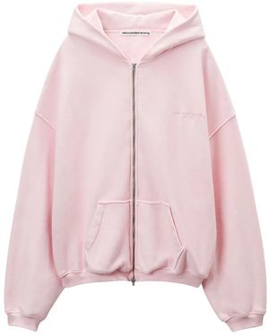 Alexander Wang ジップアップ パーカー - ピンク