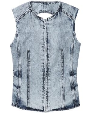 Juun.J Jeansweste Mit Acid-Wash-Effekt - Blau