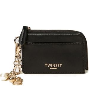 Twinset Charms Card Holder - Black