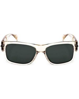 Rag & Bone Lunettes De Soleil À Monture Rectangulaire - Green