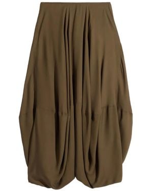 Lemaire Falda Midi Estilo Balloon - Neutro