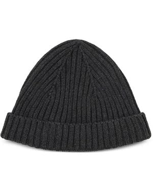 Carrera Oria Ribbed Beanie Hat - Black