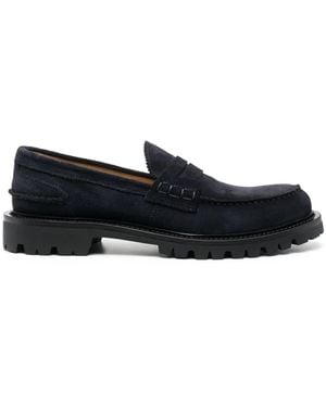 SCAROSSO Loafer Aus Wildleder - Schwarz