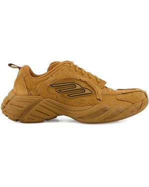 Balenciaga Monday Suede Trainers - Brown