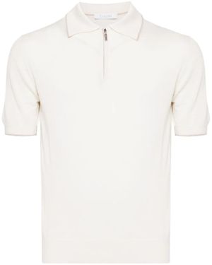 Cruciani Polo De Punto - Blanco