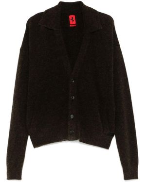 Ferrari V-Neck Cardigan - Black