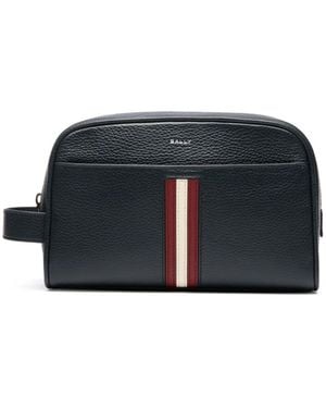 Bally Ribbon トラベルポーチ - ブラック