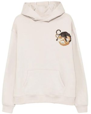 Melt Graphic-Print Hoodie - White