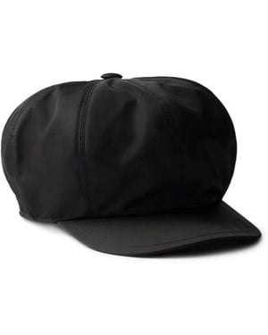 Prada Cappello Da Baseball Re-Nylon - Nero