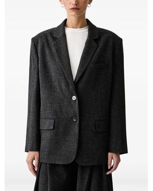ELEH Marella Single-Breasted Blazer - Black