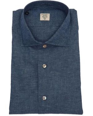 Mazzarelli Cotton Shirt - Blue