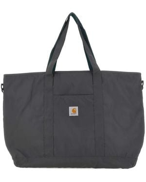 Carhartt Large Logo-Patch Tote Bag - Black