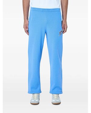 BoTT Logo-Embroidered Track Trousers - Blue
