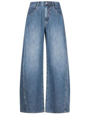 JNBY Pantaloni A Gamba Ampia - Blu