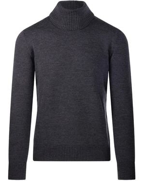Altea Ribbed-Knit Roll-Neck Sweater - Blue