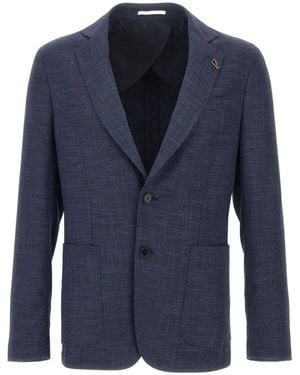 Pal Zileri Baron Single-Breasted Blazer - Blue