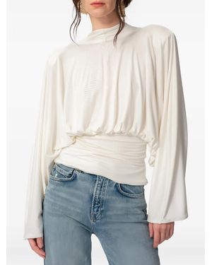 Concepto Lila Tie-Waist Top - White