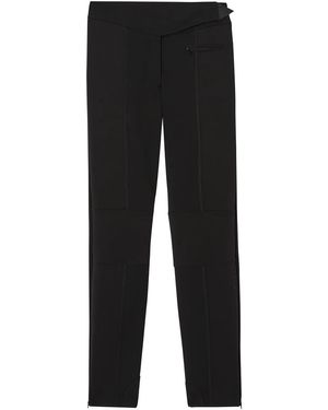 Burberry Stretch Crepe Jersey Neoprene Jodhpurs - Black