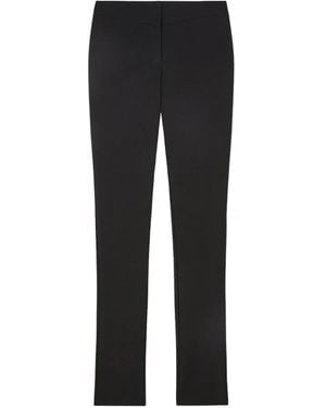 Patrizia Pepe Crepe Skinny Trousers - Black