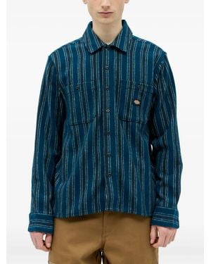 Dickies Striped Long-Sleeve Shirt - Blue