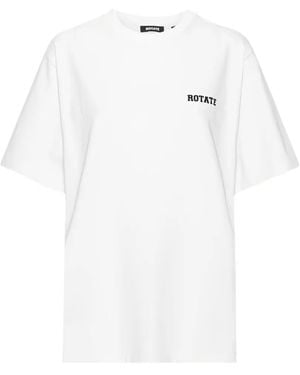 ROTATE BIRGER CHRISTENSEN T-Shirt À Coupe Oversize - White