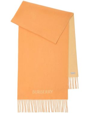 Burberry Ekd Reversible Scarf - Orange