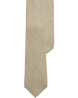 Ralph Lauren Corbata texturizada - Neutro