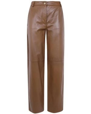 Max Mara Belt-Loops Trousers - Brown