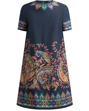 Etro Printed Dress - Blue