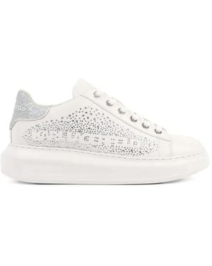 KARL LAGERFELD Logo-Detail Sneakers - White