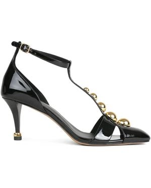 Chloé Patent Calf Leather Sandals - Black